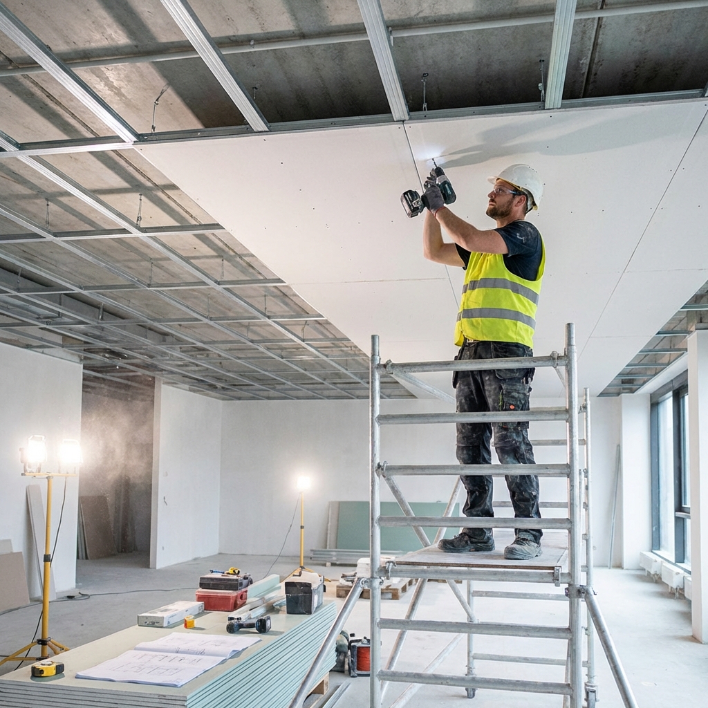 Gypsum & False Ceiling Works